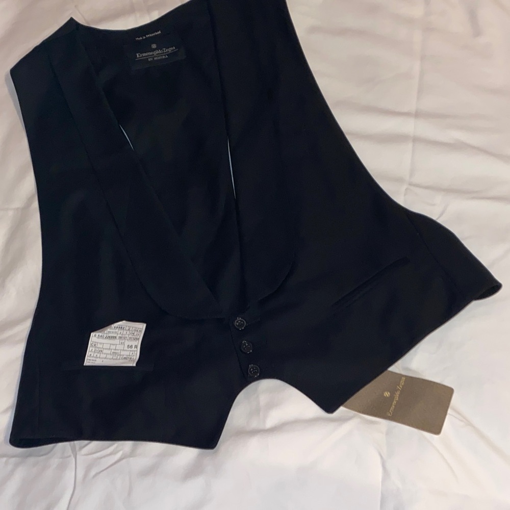 Ermenegildo Zegna Black Vest